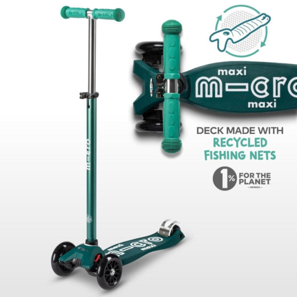 MAXI MICRO | Deluxe Eco Green Kids Scooter MMD122 | 44000122