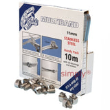 JUBILEE | Band Strap Kit S.Steel 10 Mtr | MB1806