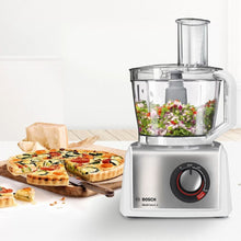 BOSCH | MultiTalent 8 Food Processor 1200W White Brushed Stainless Steel | MC812S734G
