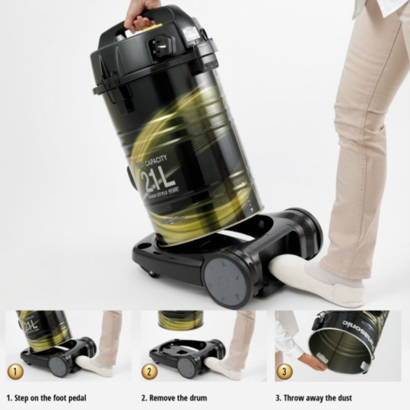 PANASONIC | Extreme Series Drum Vacuum Cleaner 2200W 21L | MC YL 788