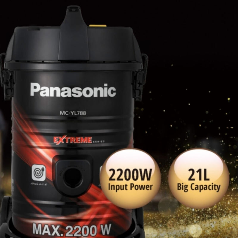 PANASONIC | Extreme Series Drum Vacuum Cleaner 2200W 21L | MC YL 788