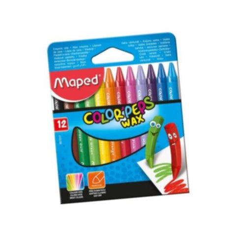 MAPED | Color Peps Wax Crayons Pack of 12 | MD-861011