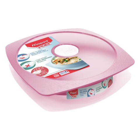 MAPED | Picnik Adult Lunch Plate Tender Rose | MD-870201