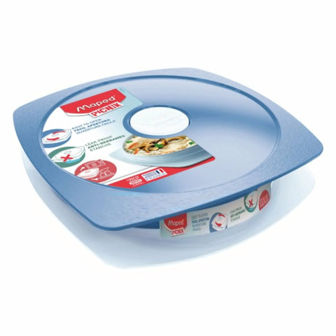 MAPED | Picnik Adult Lunch Plate Storm Blue | MD-870203