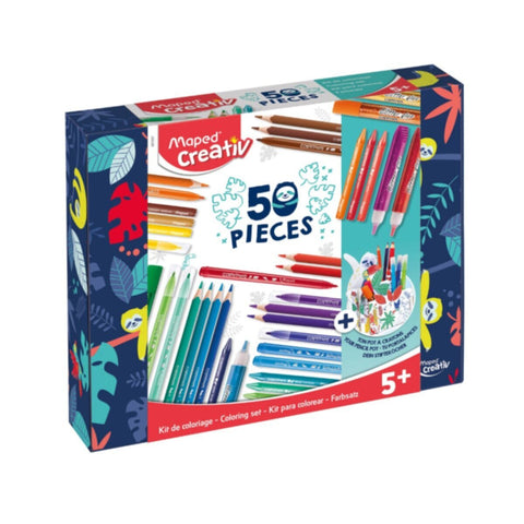 MAPED | Creative Colouring Kit 50pcs + 1 Activity | MD-907037