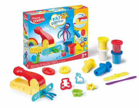 MAPED | Creative Modelling Dough 4 Colors + 12 Accessories | MD-907215