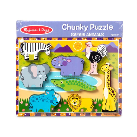 MELISSA & DOUG | Safari Chunky Puzzle - 8 Pieces 2+ years | 46003722