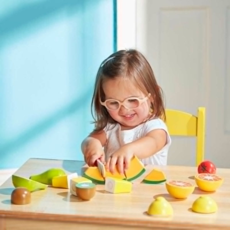 MELISSA & DOUG | Cutting Fruit Set - Wooden Play Food 3+ years | 46004021