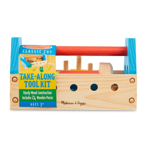 MELISSA & DOUG | Take-Along Tool Kit Wooden Toy 3+ years | 46000494
