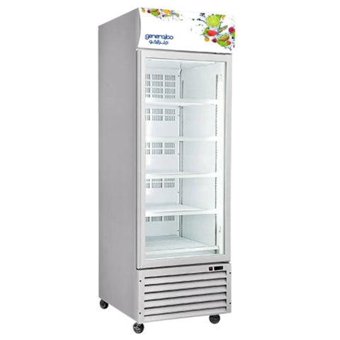 GENERALCO | Glass Refrigerator Single Door 530Ltr | ME-LD70D