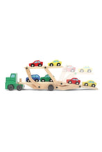 MELISSA & DOUG | Car Carrier Truck & Cars Wooden Toy Set | 46004096