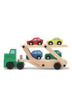 MELISSA & DOUG | Car Carrier Truck & Cars Wooden Toy Set | 46004096