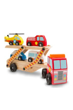 MELISSA & DOUG | Emergency Vehicle Carrier Wooden | 46004610
