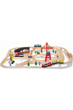 MELISSA & DOUG | Wooden Railway Set | 46010701