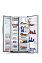 MABE | Side by Side Refrigerator 849Ltr 30cubic ft Stainless Steel | MEM30VHDCSS