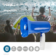 NEDIS | Megaphone Max 300mtrs - Mic Siren & Bluetooth | MEPH160BU