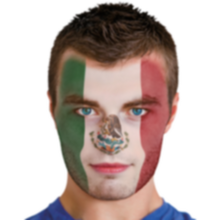 Quick Face Painting Kit with Brush (3 Packets) | Mexico |Â Minagination