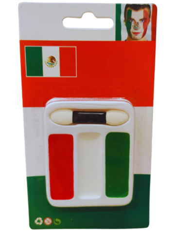 Quick Face Painting Kit with Brush (3 Packets) | Mexico |Â Minagination
