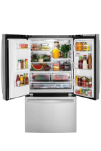 MABE | 3D French Door Refrigerator 646Ltr 23cubic ft Ice & WD | MFO26JSPFFS