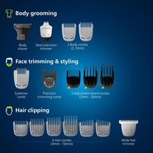 PHILIPS | 9000 Series All in One Multi Purpose Grooming Trimmer Set | MG9553/15
