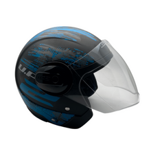 UP2 LEVO Motorsport Helmet i-40 Black Blue | MGS-017