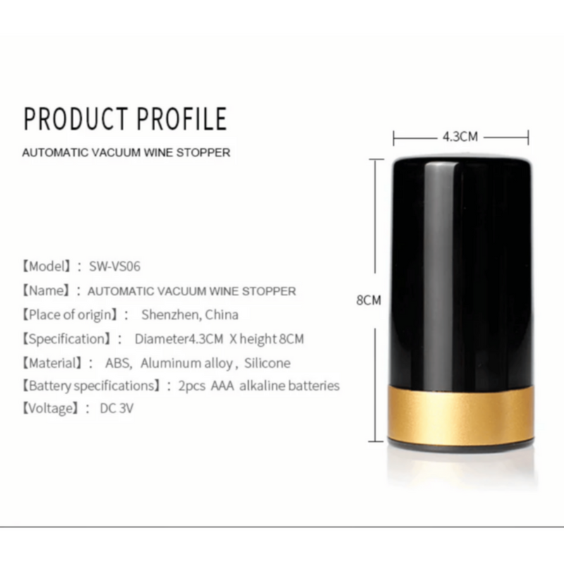 Electric Cork Automatic Vacuum Drink Preserver | MGS-024