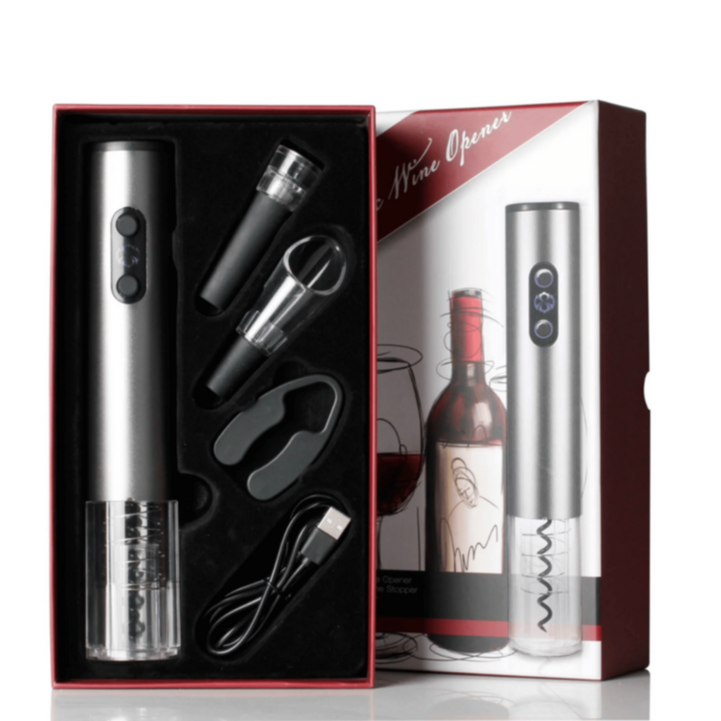 Electric Corkscrew Opener Gift Set Accessories | MGS-025