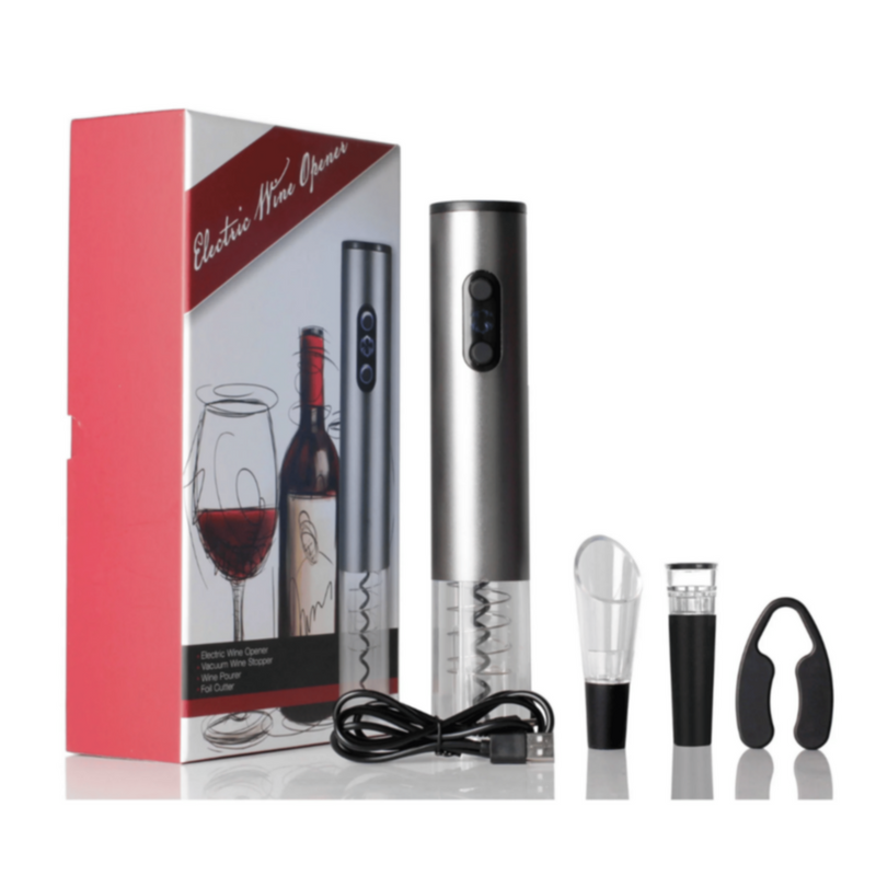 Electric Corkscrew Opener Gift Set Accessories | MGS-025