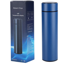 LED Smart Insulation Thermos Bottle - Blue | MGS-031