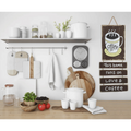 Coffee Rustic Wooden Hanging Wall Board - Brown | MGS-037