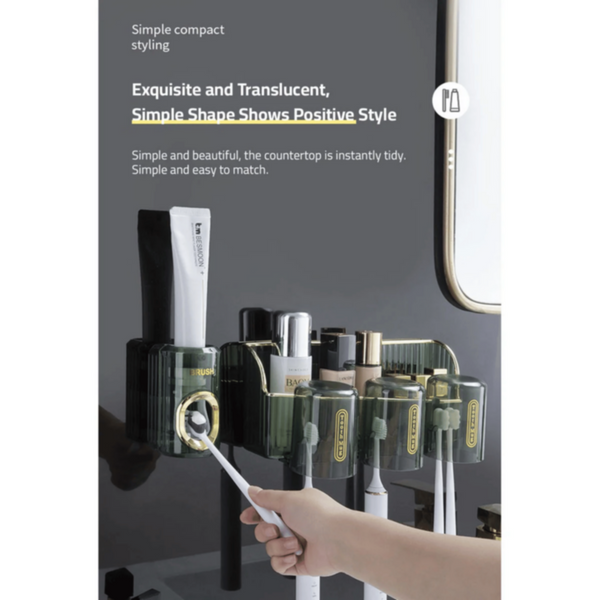 Wall-Mounted Toothpaste Dispenser and Squeezer | MGS-040