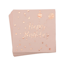 Happy Birthday Rose Gold Party Decorations 78Pcs | MGS-064