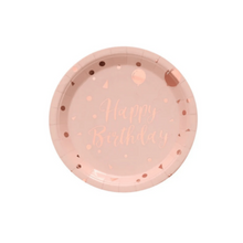 Happy Birthday Rose Gold Party Decorations 78Pcs | MGS-064