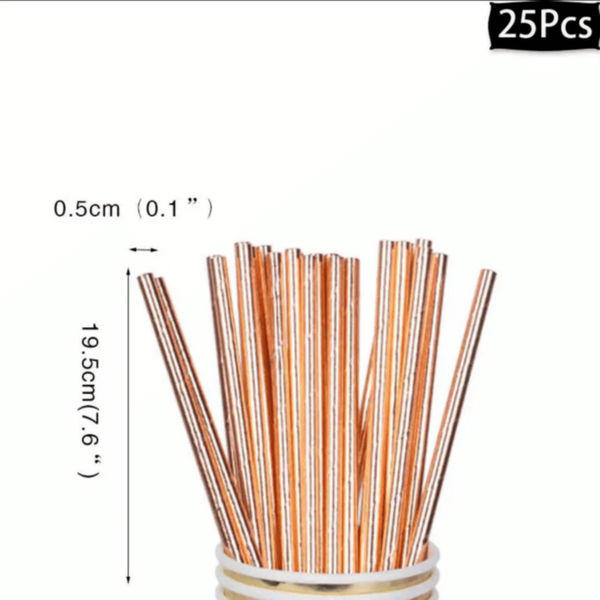 Happy Birthday Rose Gold Party Decorations 78Pcs | MGS-064