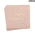 Happy Birthday Rose Gold Party Decorations 78Pcs | MGS-064