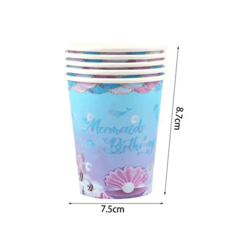 Mermaid Birthday Party Decoration 64Pcs | MGS-065