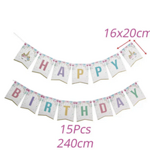 Unicorn Dot Birthday Party Decoration 61Pcs | MGS-066