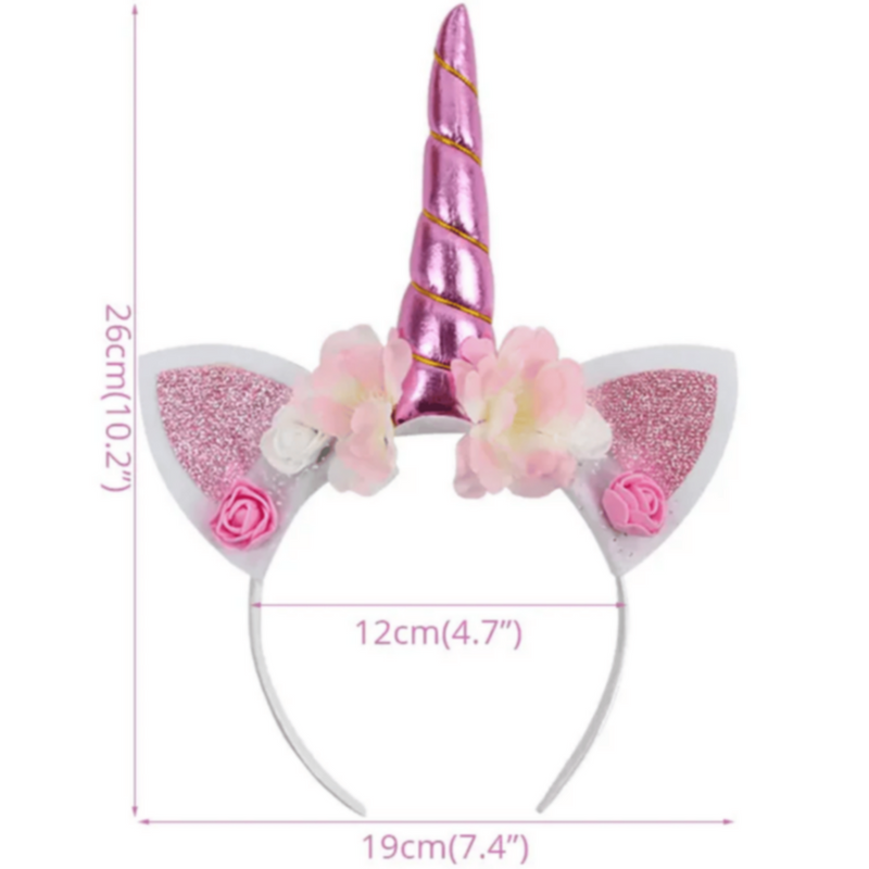 Unicorn Headband with Sash Paper Party decoration | MGS-067