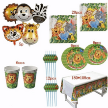 Jungle Animals  Birthday Party Decoration 56Pcs | MGS-068