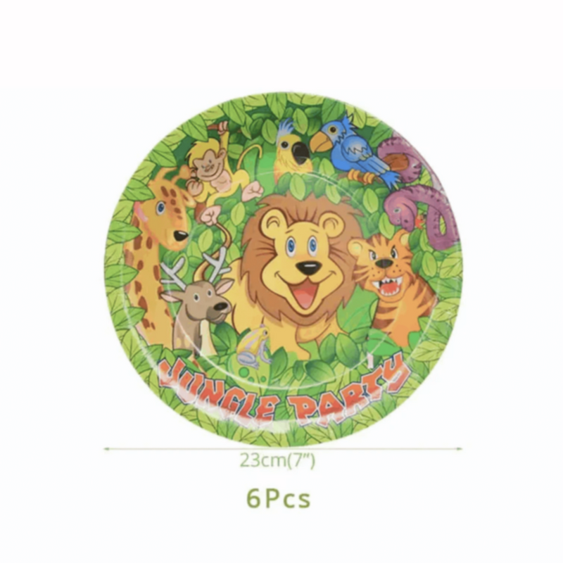Jungle Animals  Birthday Party Decoration 56Pcs | MGS-068