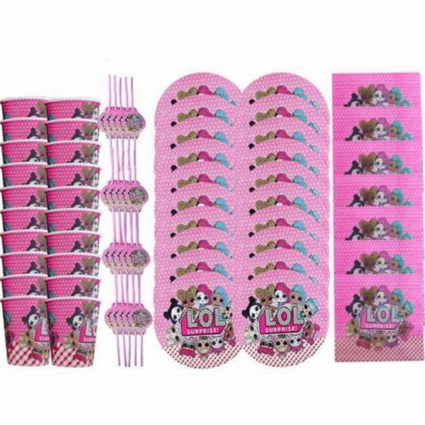 LOL Surprise Birthday Set Decoration 100Pcs | MGS-072