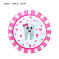 My First Tooth Theme Party Decoration for Girl 52Pcs | MGS-073