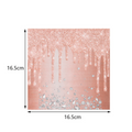 Pink Rose Gold Party  Decoration 86Pcs | MGS-081
