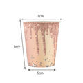 Pink Rose Gold Party  Decoration 86Pcs | MGS-081