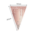 Pink Rose Gold Party  Decoration 86Pcs | MGS-081
