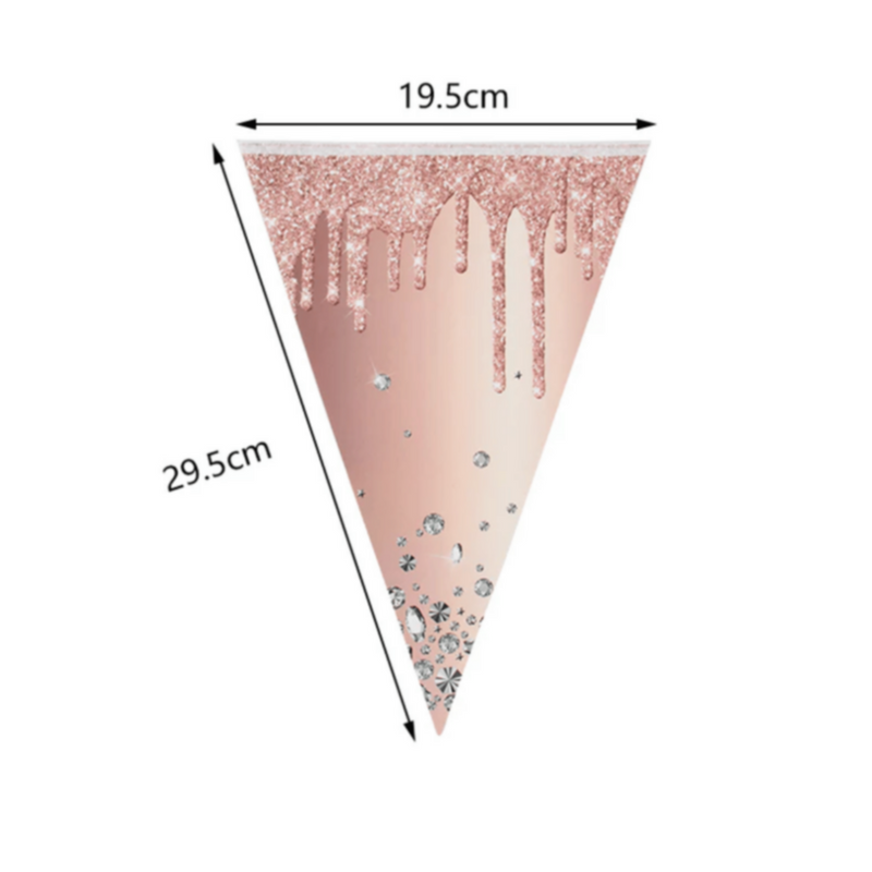 Pink Rose Gold Party  Decoration 86Pcs | MGS-081