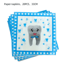 My First Tooth A Theme Party Decoration for Boy 62Pcs | MGS-084