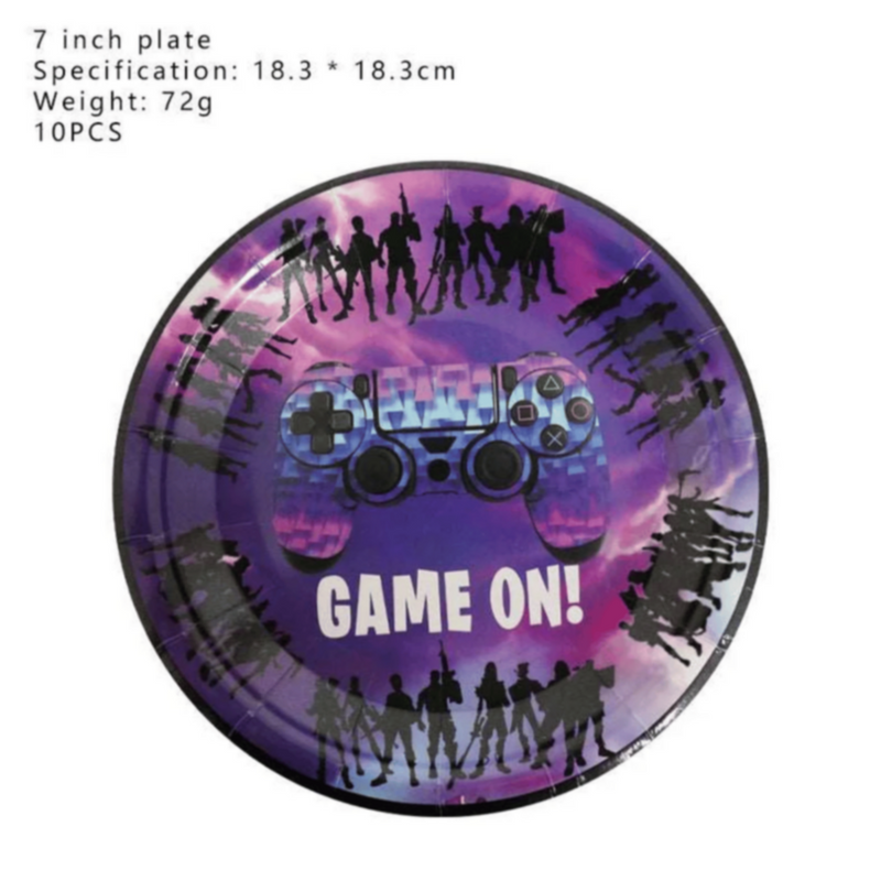 Game Fortress Theme Birthday Party Decorations 73Pcs | MGS-085