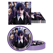 Wednesday Theme Birthday Party Decorations 62Pcs | MGS-087