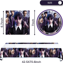 Wednesday Theme Birthday Party Decorations 62Pcs | MGS-087